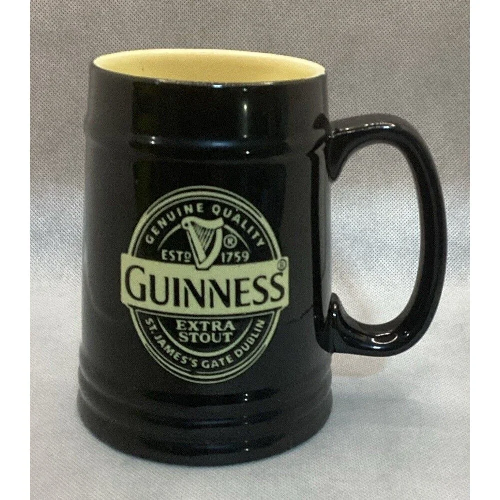 Tall Extra Stout Guiness Tankard Mug 5 1/2